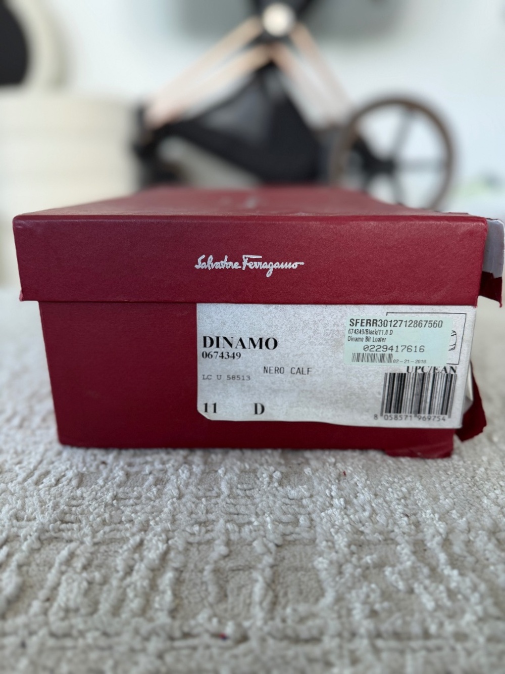 Salvatore Ferragamo Dinamo Black Loafer 11D